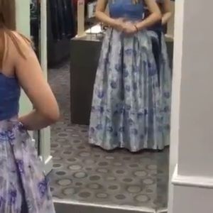 two piece prom dress!!